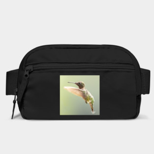 Ruby-throated Hummingbird in flight Bag