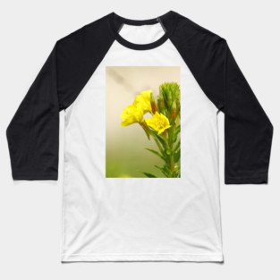 Yellow Wildflowers Baseball T-Shirt