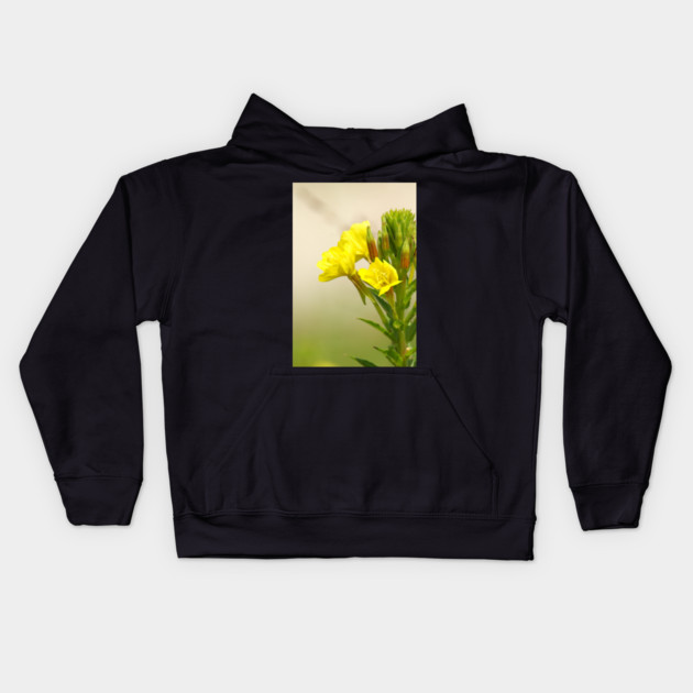 Yellow Wildflowers Kids Hoodie by BirdsnStuff