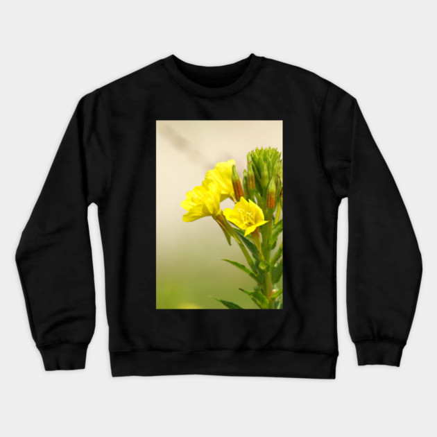 Yellow Wildflowers Crewneck Sweatshirt by BirdsnStuff