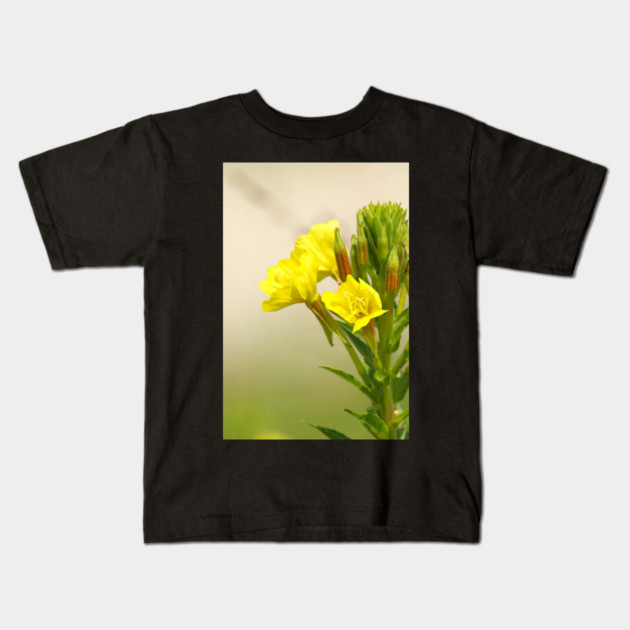 Yellow Wildflowers Kids T-Shirt by BirdsnStuff