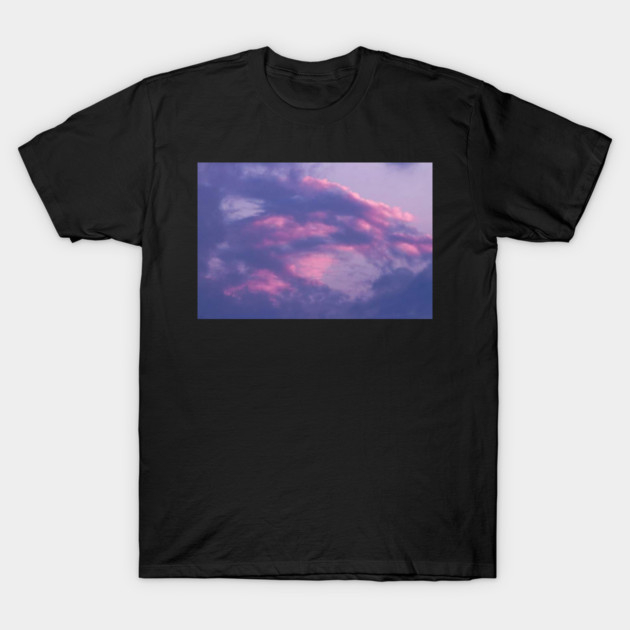 Purple and Pink Sky T-Shirt by BirdsnStuff