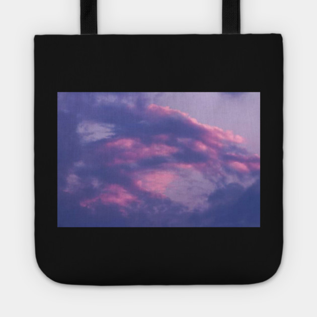 Purple and Pink Sky Tote by BirdsnStuff