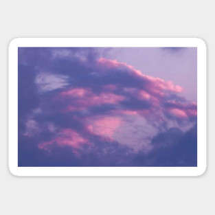 Purple and Pink Sky Sticker