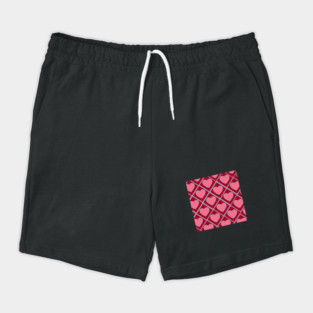 Red and Pink Hearts Shorts