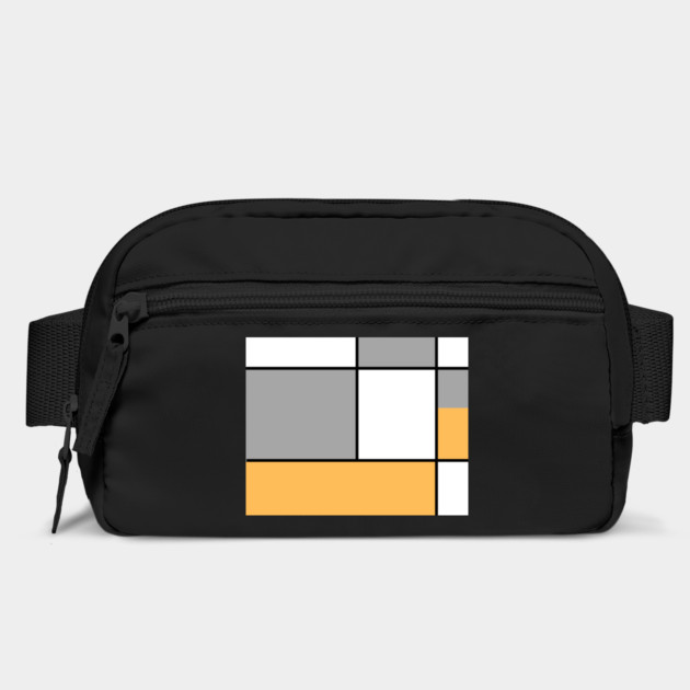 Squares and Rectangles  Gold , Grey, and White by BirdsnStuff