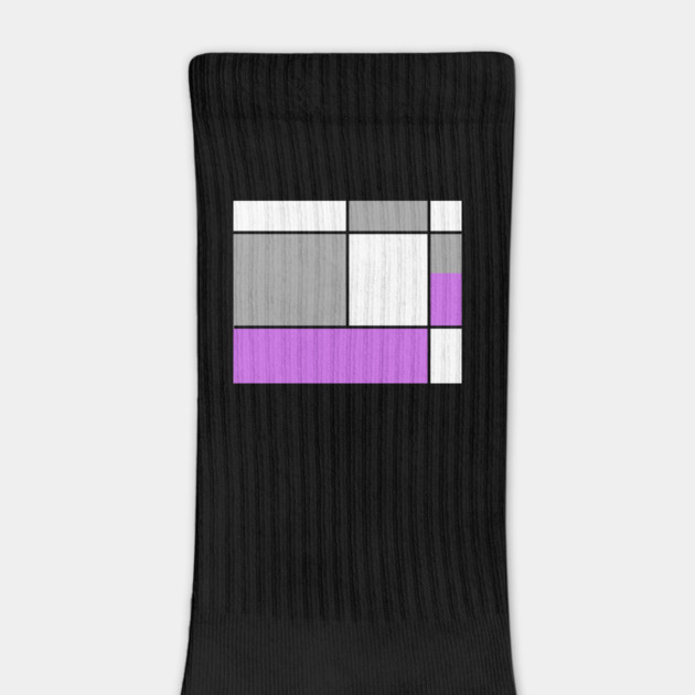 Squares and Rectangles  Purple , Grey, and White by BirdsnStuff