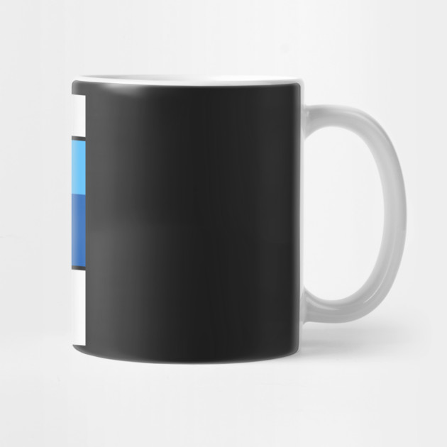 Squares and Rectangles  Blue, Light Blue, White by BirdsnStuff