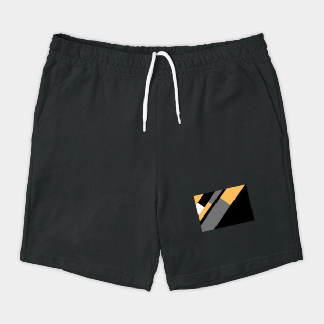 Gold, White, Black, and Grey Rectangle and Triangle pattern by BirdsnStuff