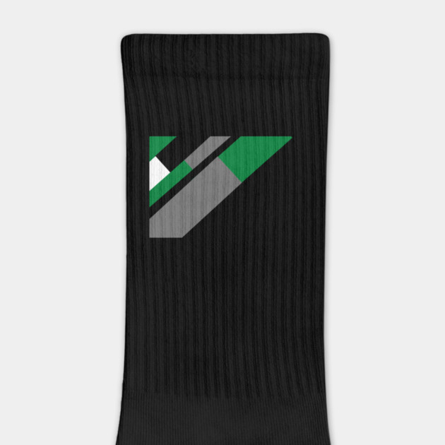 Green,, White, Black, and Grey Rectangle and Triangle pattern by BirdsnStuff