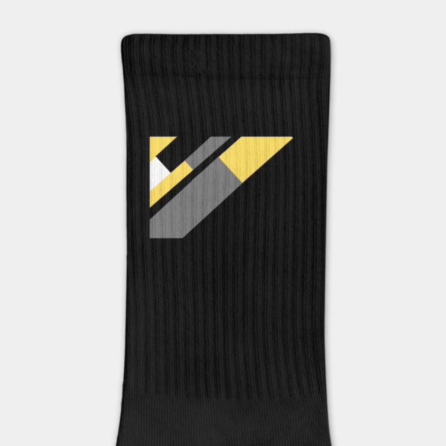 Yellow,  White, Black, and Grey Rectangle and Triangle pattern by BirdsnStuff