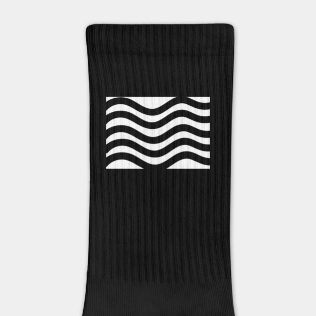 Black and White Wavy lines by BirdsnStuff