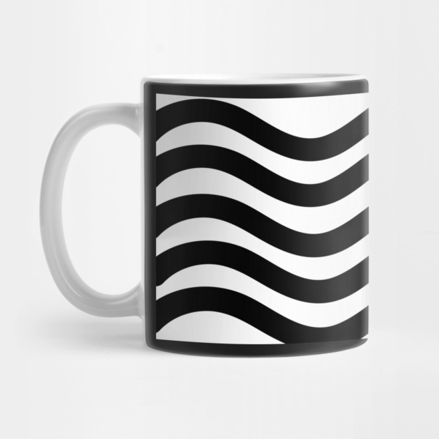 Black and White Wavy lines by BirdsnStuff