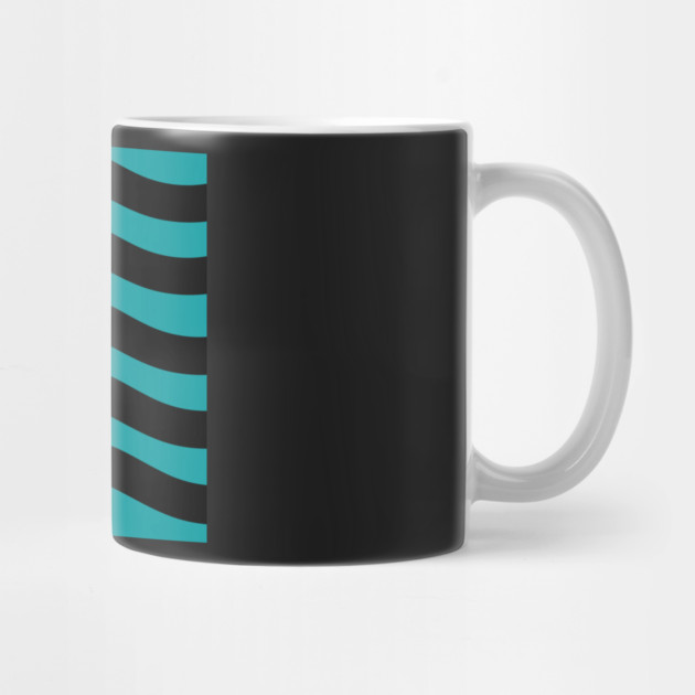 Medium blue and black wavy lines by BirdsnStuff