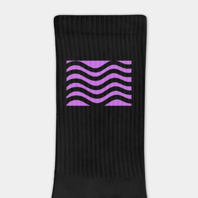 Purple and Black Wavy Lines by BirdsnStuff