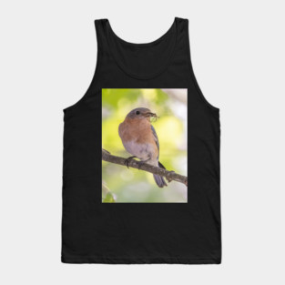 Eastern Bluebird with breakfast Tank Top