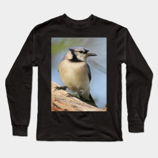 Blue Jay Side Pose Long Sleeve T-Shirt