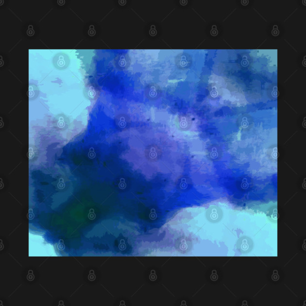 Abstract, digital painting, clouds, blue, purple, green, ocean blues, swirls, by BirdsnStuff