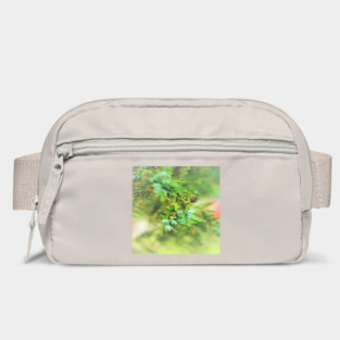 Fresh Greenery and Plant Life- Pine tree, plants, bokeh background Bag