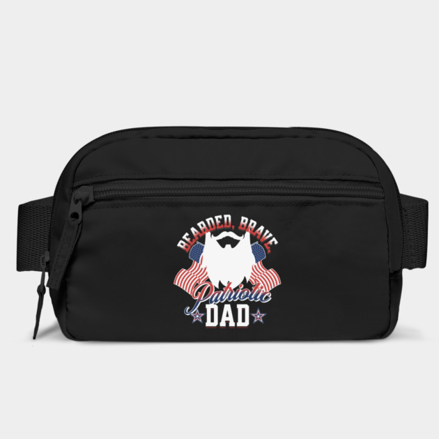 Bearded, Brave, Patriotic Dad by creative