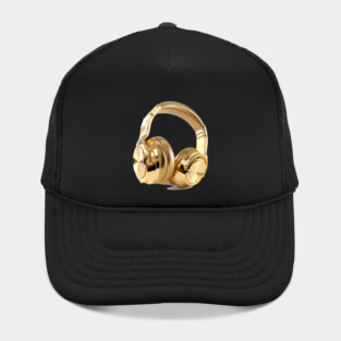 Headphones Gold Hat