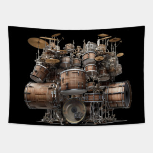 Drum Set Extreme Tapestry