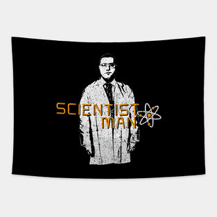 Scientist Man Tapestry