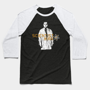 Scientist Man Baseball T-Shirt