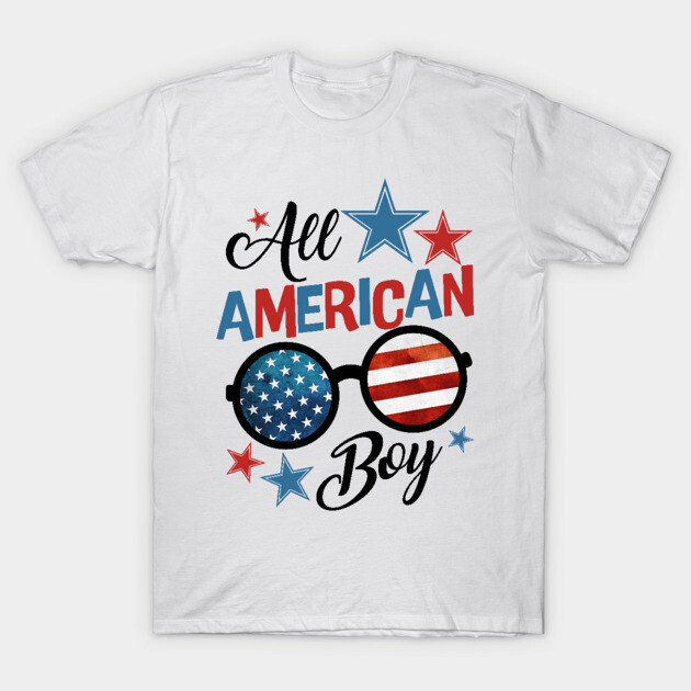 All American Boy Patriotic US Flag July 4th Patriotic Us Flag