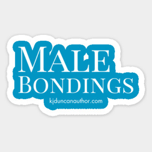 Male Bondings in White text Sticker