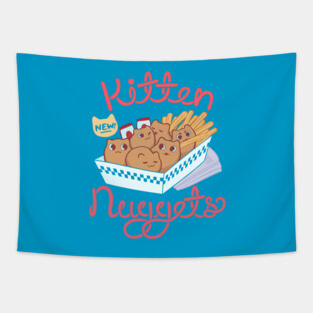 Kitten Nuggets Tapestry