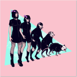 Opossum Girl Posters and Art