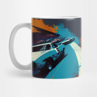 Retro Nascar Race (cut away) Mug