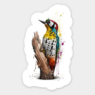 Woodpecker Sticker