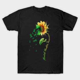 Mental Health Awareness Sunflower T-Shirt