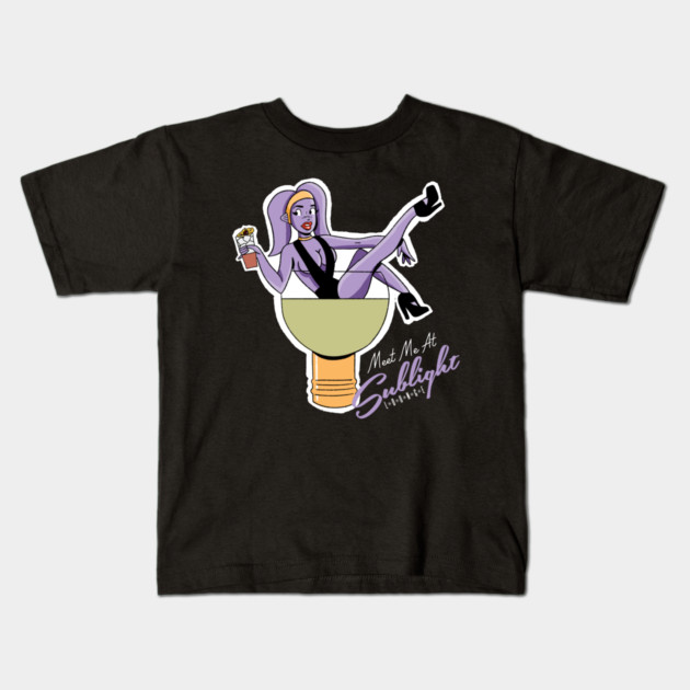 Meet me at the Sublight lounge Kids T-Shirt by littlesparks