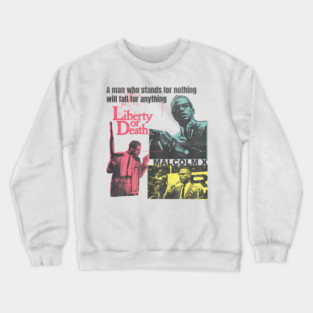 vintage malcolm x retro art Crewneck Sweatshirt