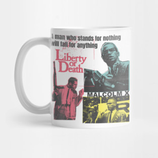 vintage malcolm x retro art Mug