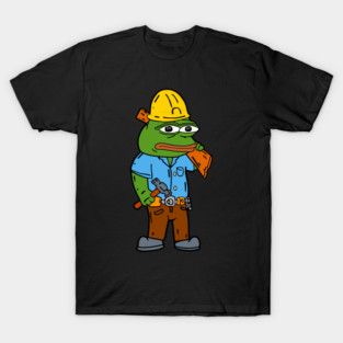 Construction Worker Pepe Handyman T-Shirt