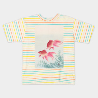 Goldfish by Ohara Koson Kids T-Shirt