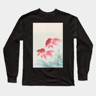 Goldfish by Ohara Koson Long Sleeve T-Shirt