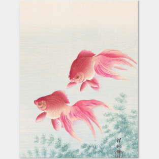 Goldfish by Ohara Koson Posters and Art