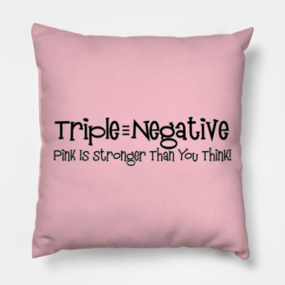 Triple Negative Breast Cancer Pillow