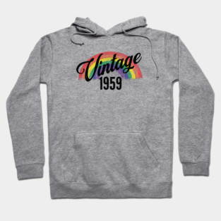 Vintage 1959 Rainbow Hoodie
