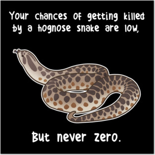 Hognose Snake Never Zero Posters and Art