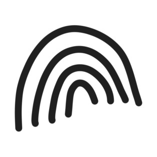 Rainbow Black & White T-Shirt