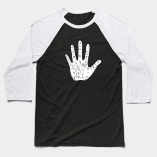 Fortune Teller Palmistry Occult Hand Baseball T-Shirt