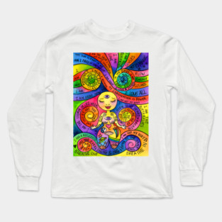 Affirmation Spirals Long Sleeve T-Shirt