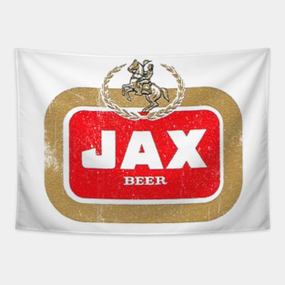 Jax Beer - vintage style label Tapestry