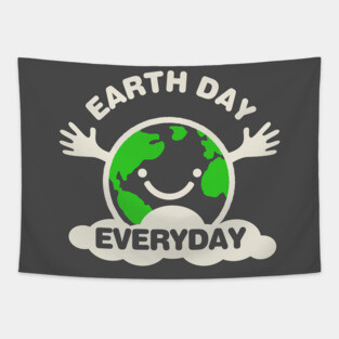 Earth Day Every Day Cool Tapestry